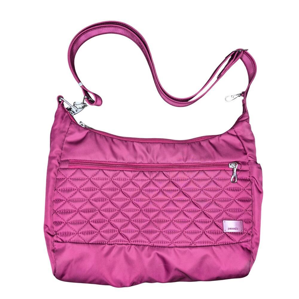 Pacsafe Citysafe CS Crossbody Bag TravelSmith Magenta Pink Anti Theft RFID 15x10